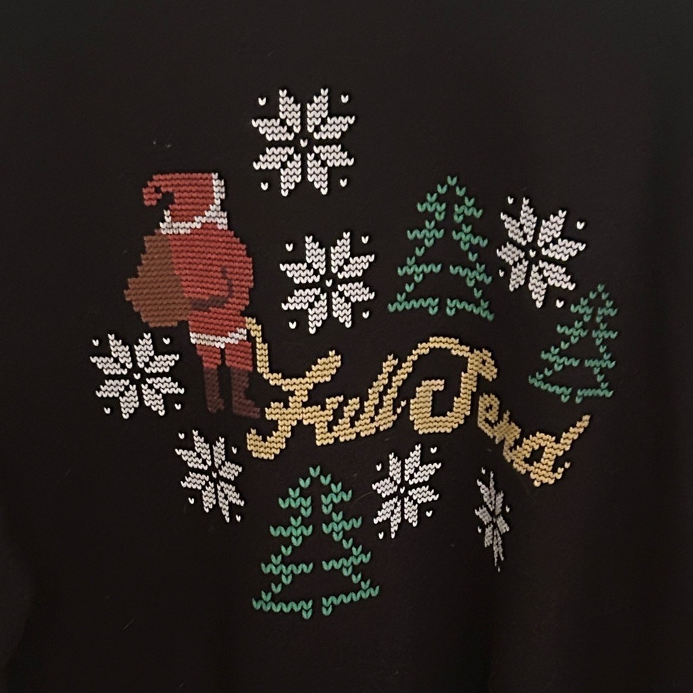 Full Send Navy Christmas Sweatshirt - Picture 2 of 4
